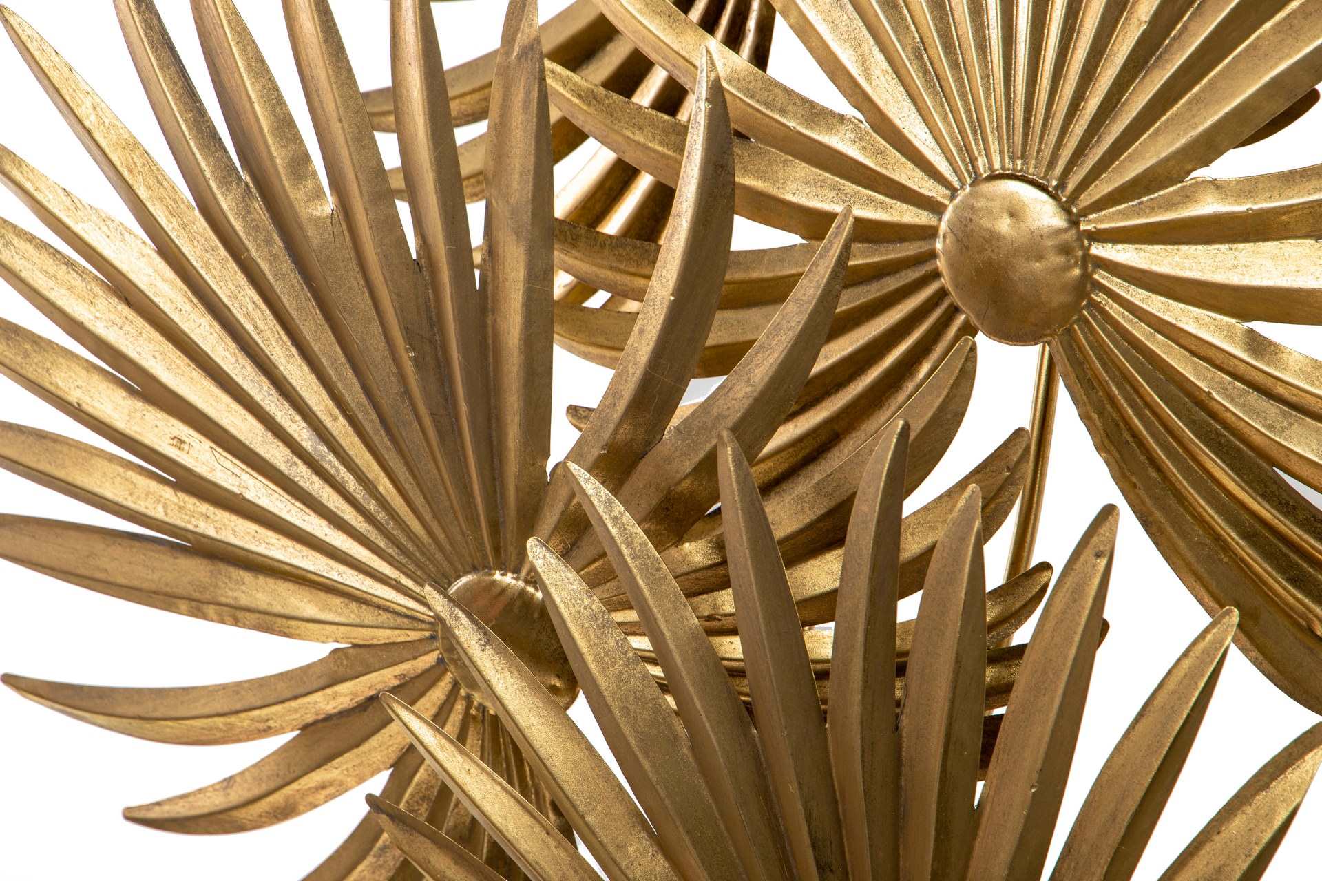 GOLD METAL FLOOR LAMP 102x30x194 CM