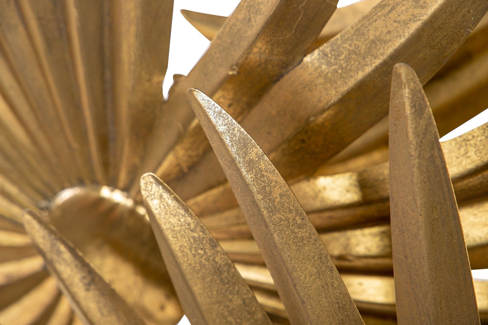 LUMINÁRIA DE PÉ DE METAL DOURADO 102x30x194 CM