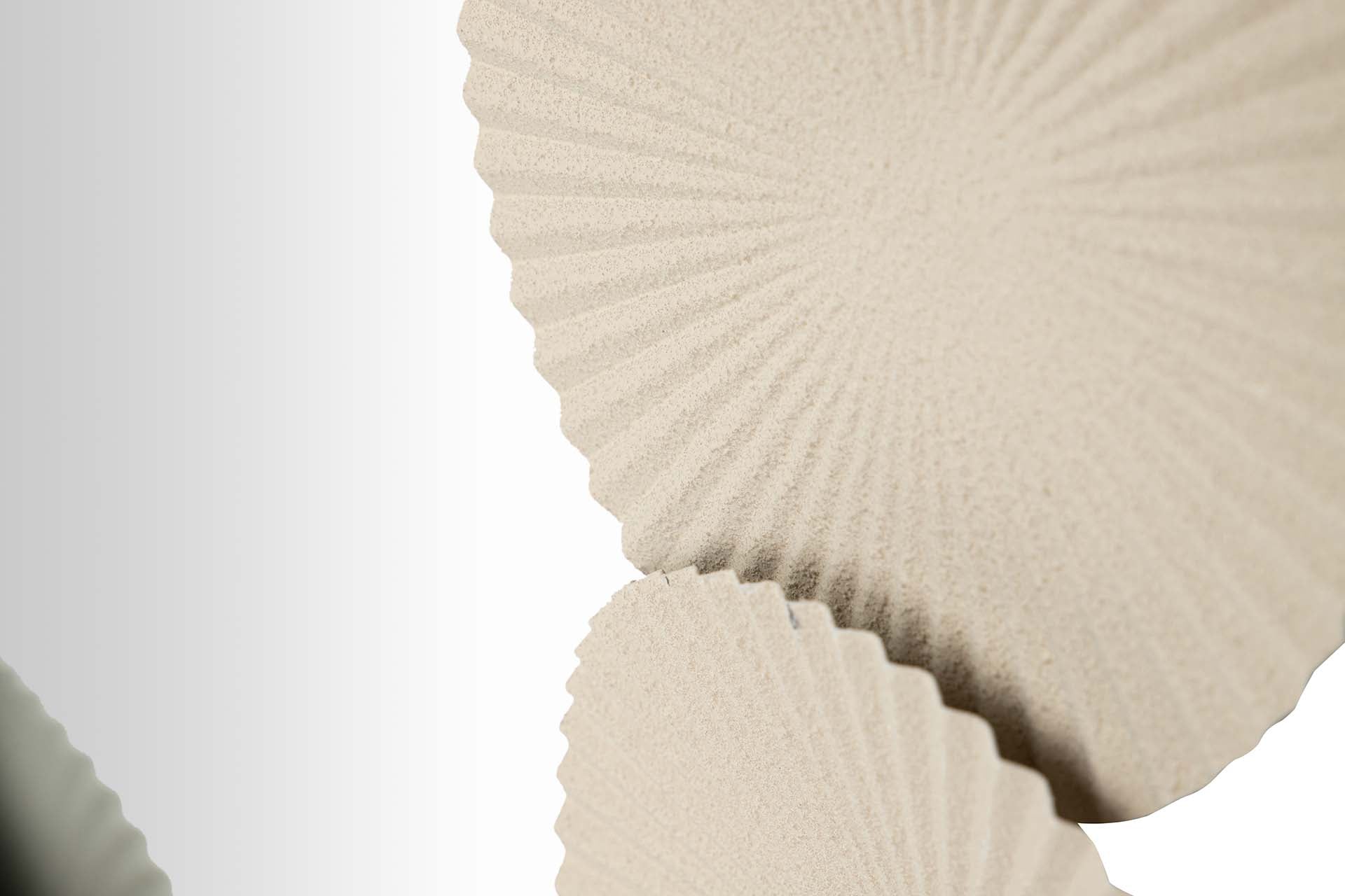 ESPEJO METAL REDONDO BEIGE 61x4x61 CM