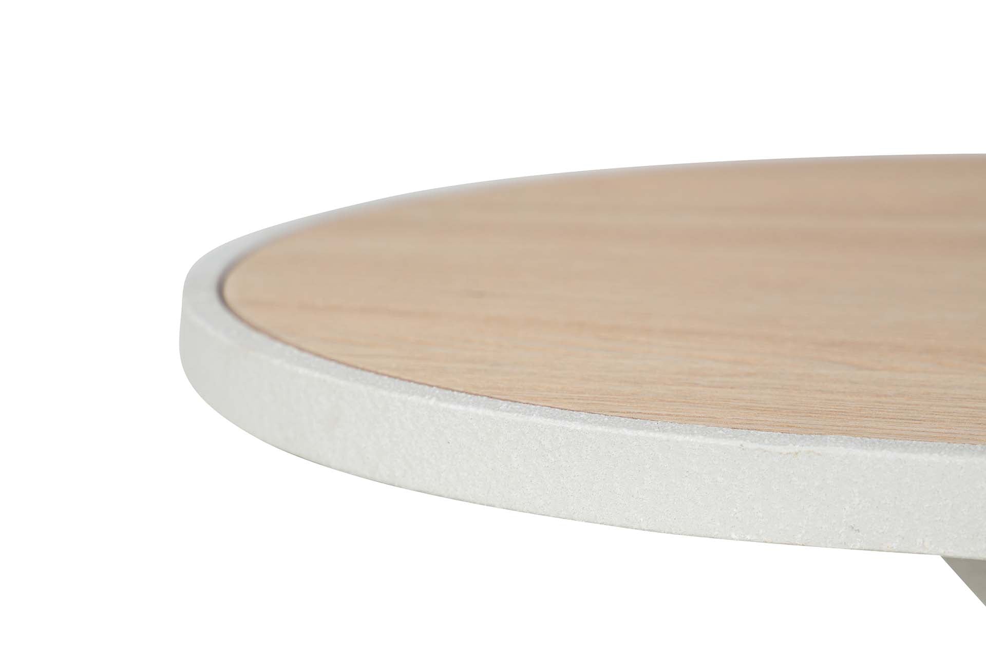 CONSOLA METAL MDF BLANCO 120x40x75 CM