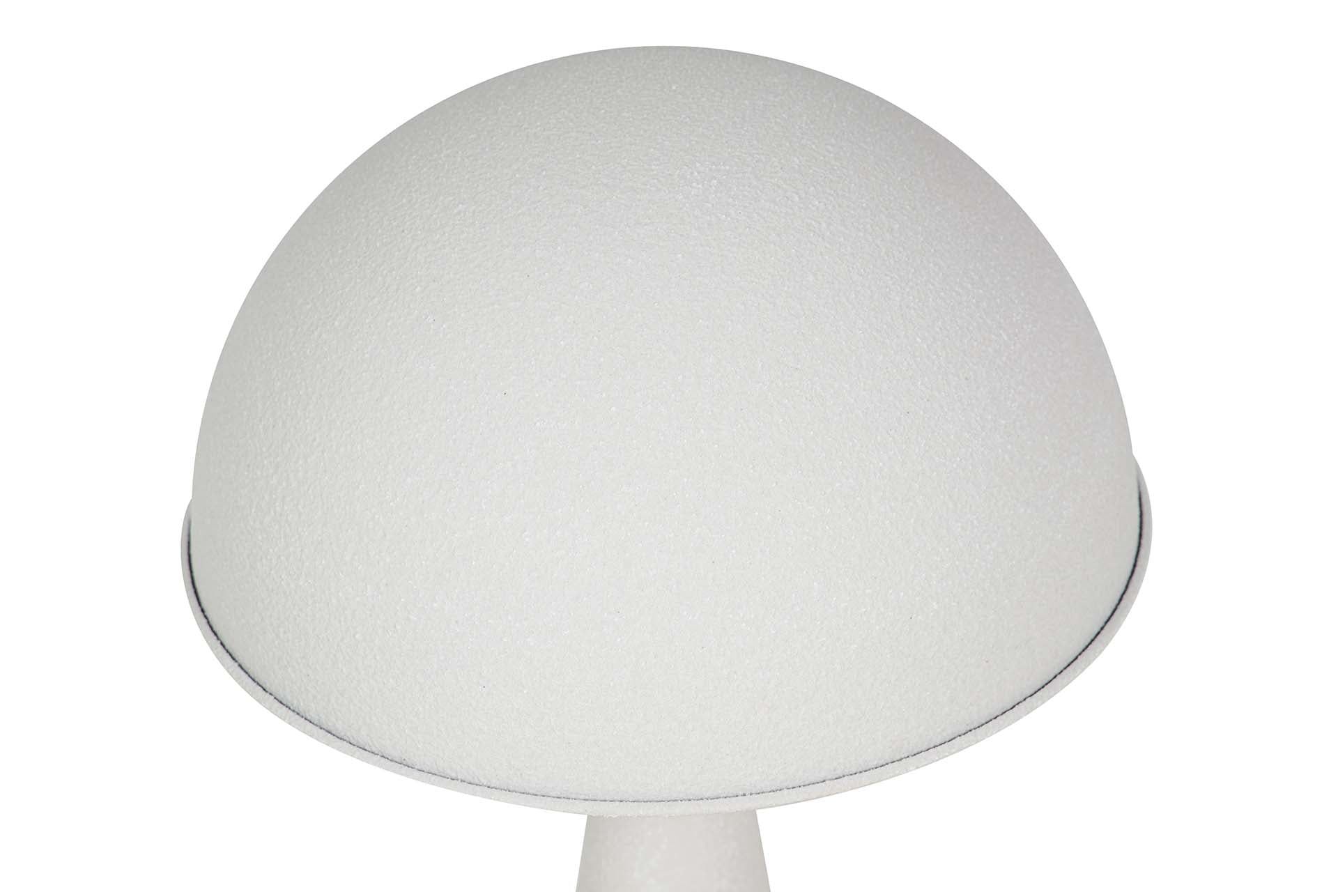 LAMPARA DE SOBREMESA METAL BLANCO 31x31x56 CM
