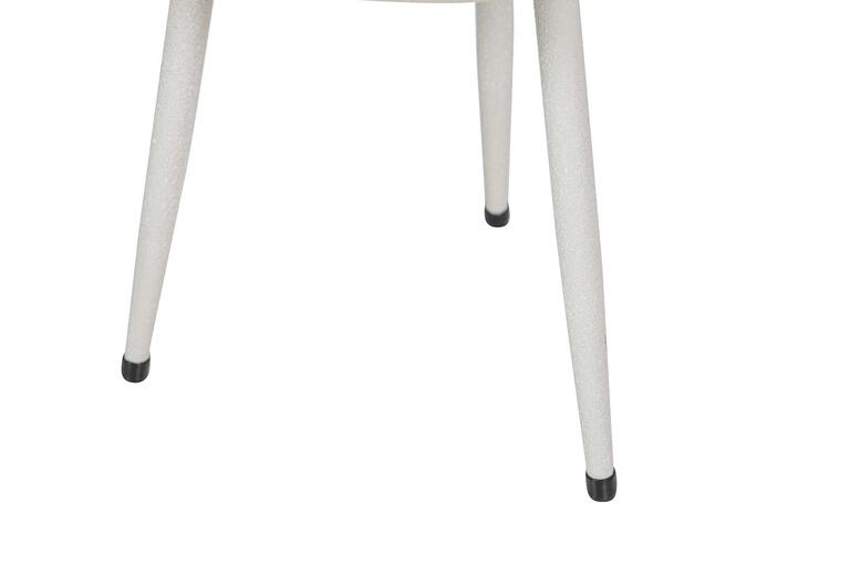 PLANTERO METAL BLANCO 25x25x47 CM