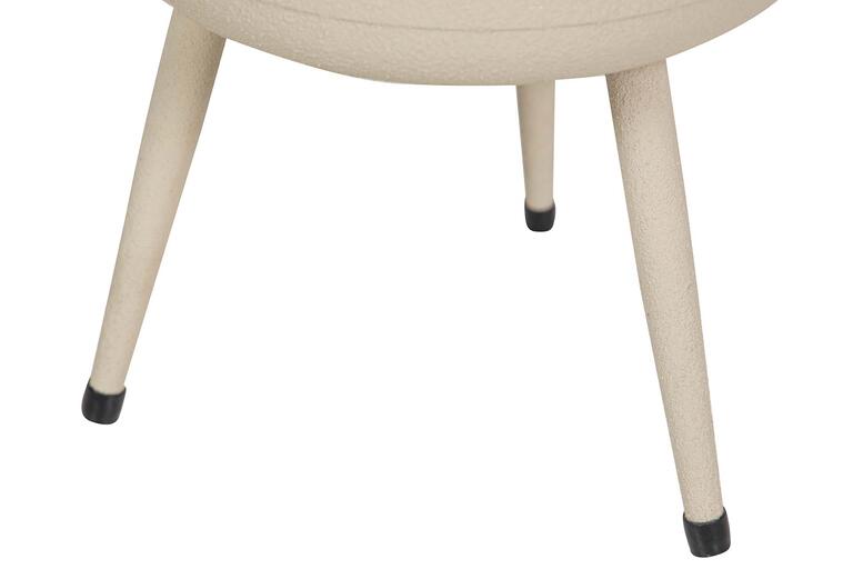 PLANTERO METAL BEIGE 20x20x32 CM