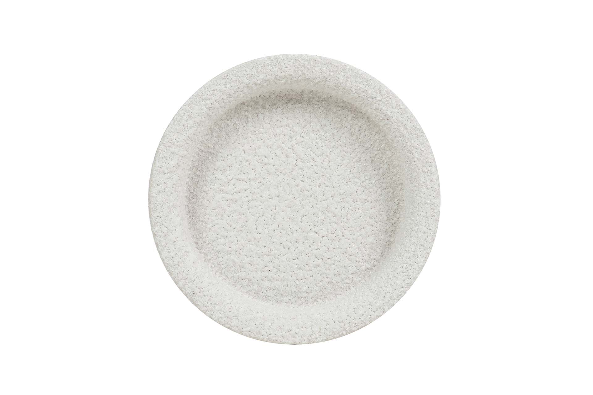 CANDELABRO METAL BLANCO 13x13x22 CM