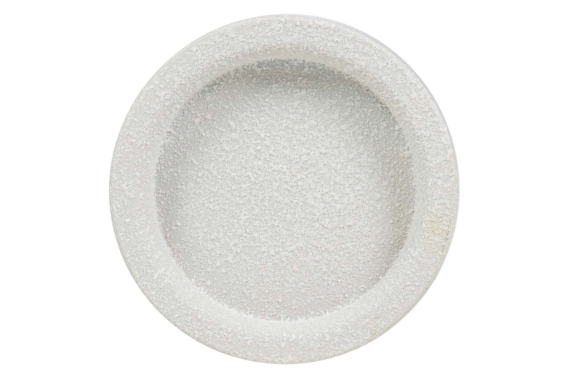 CANDELABRO METAL BLANCO 13x13x32 CM