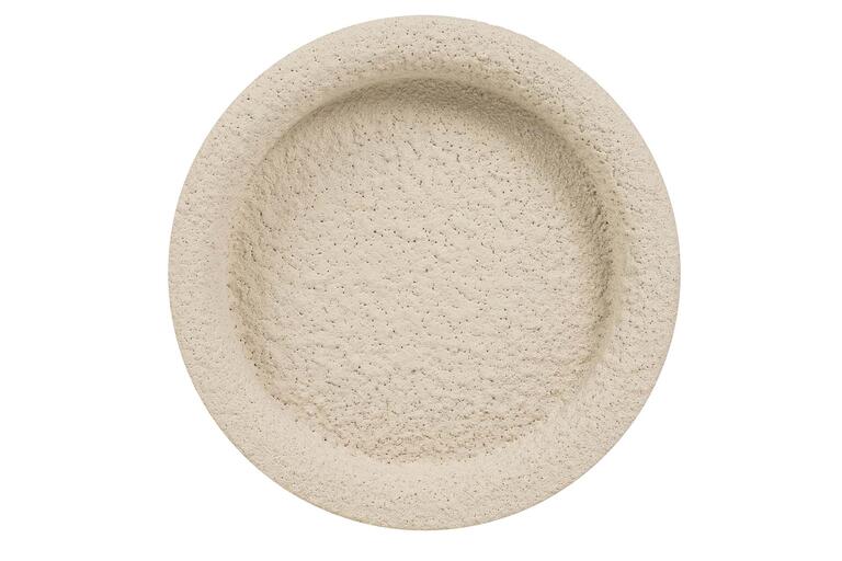 CANDELABRO METAL BEIGE 13x13x32 CM