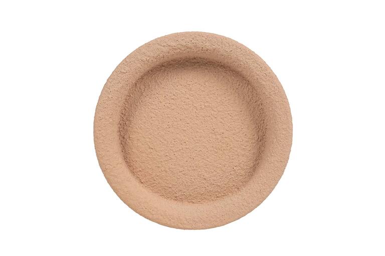 CANDELABRO METAL BEIGE 13x13x32 CM