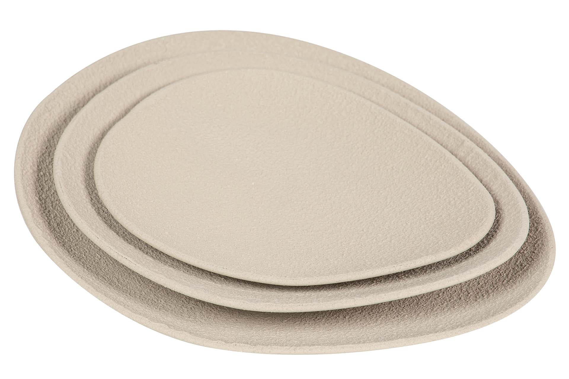 SET 3 CENTROS DE MESA 32x28x7 28x23x5 23x18x4 CM