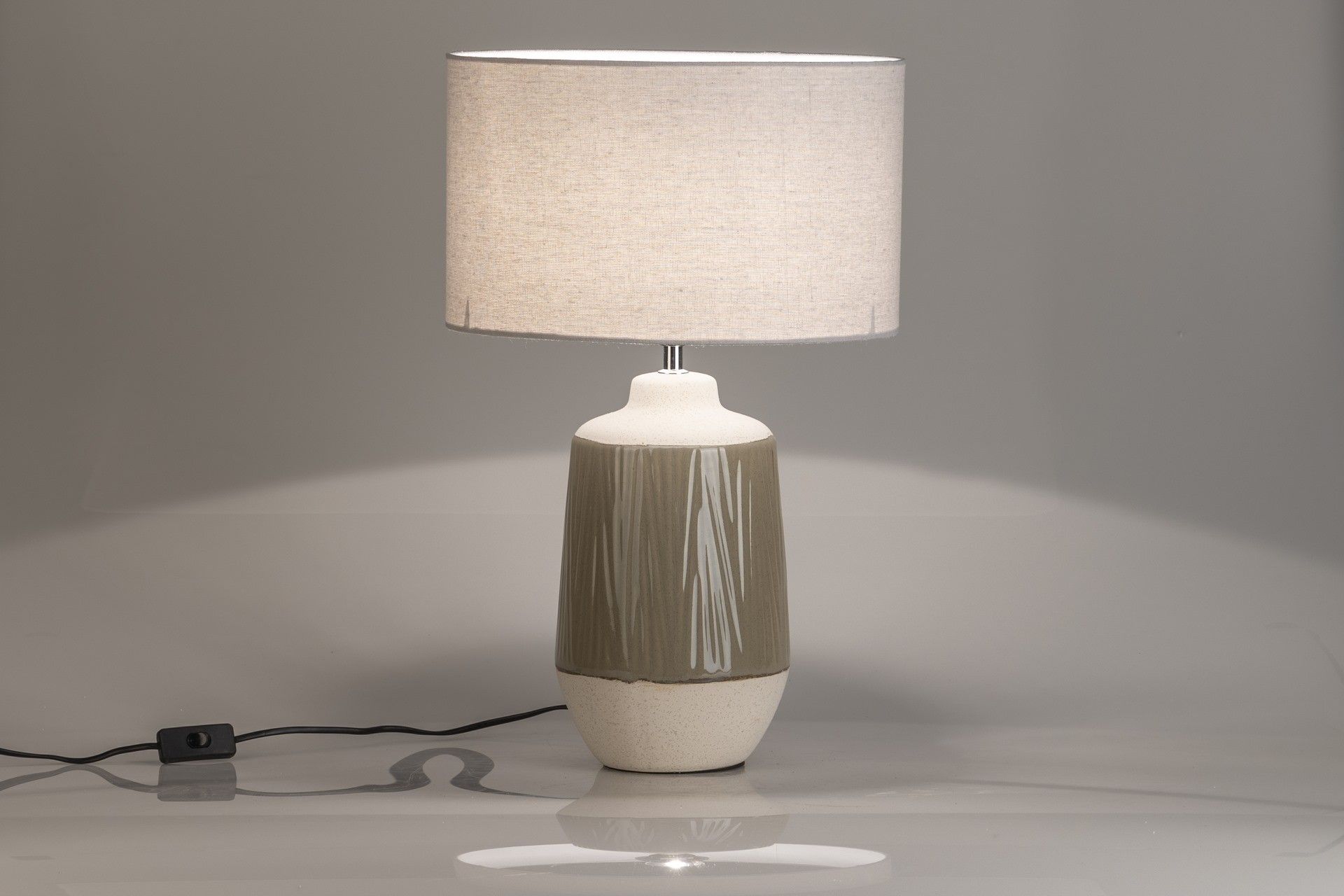 LAMPARA SOBREMESA CERAMICA 35x35x53 CM