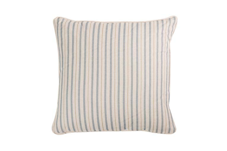 COJIN LINO FLORES RAYAS 45x45 CM - Min.2 uds