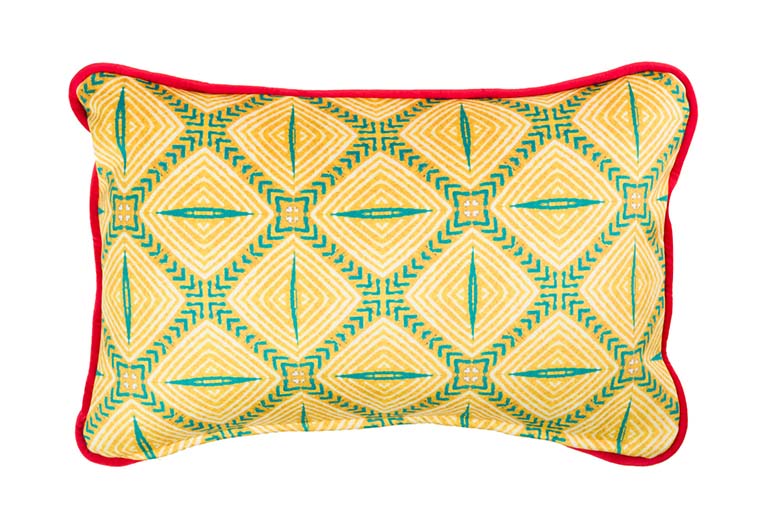 COJIN VELVET ABSTRACTO 45x30 CM - Min.2 uds