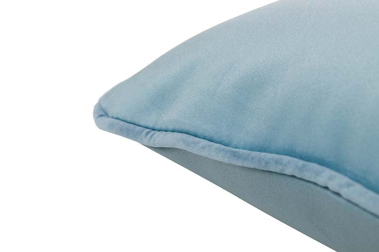 COJIN VELVET AZUL 45x30 CM - Min.2 uds