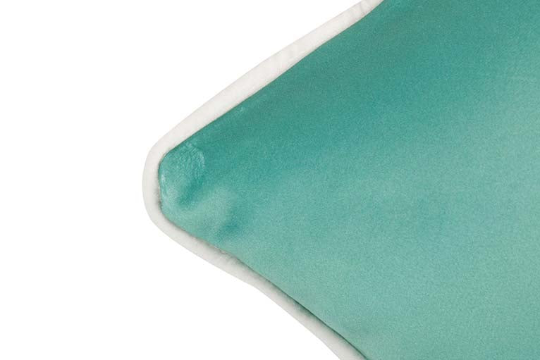 COJIN VELVET VERDE 45x30 CM - Min.2 uds