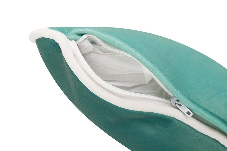 COJIN VELVET VERDE 45x30 CM - Min.2 uds