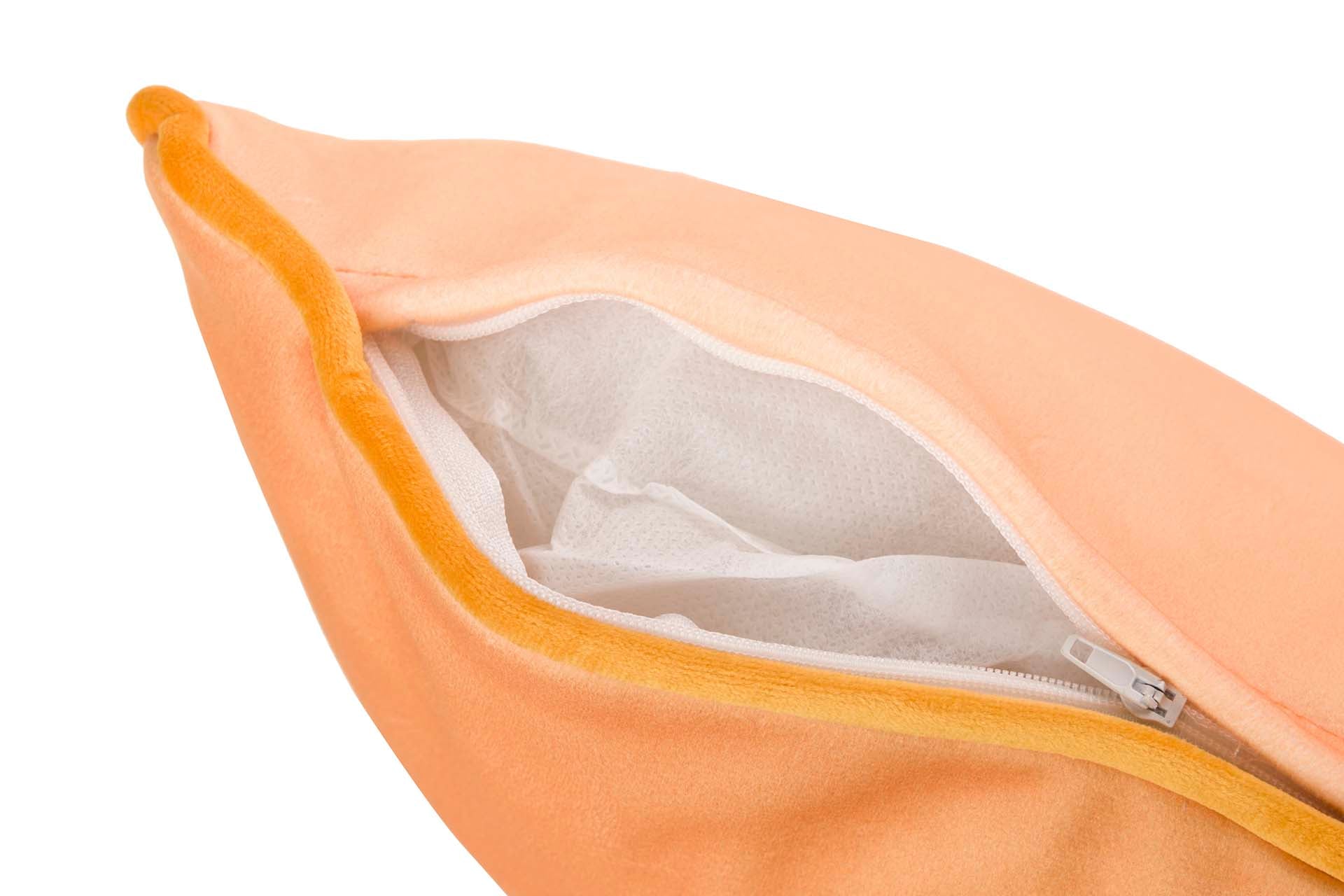 COJIN VELVET NARANJA 45x45 CM - Min.2 uds