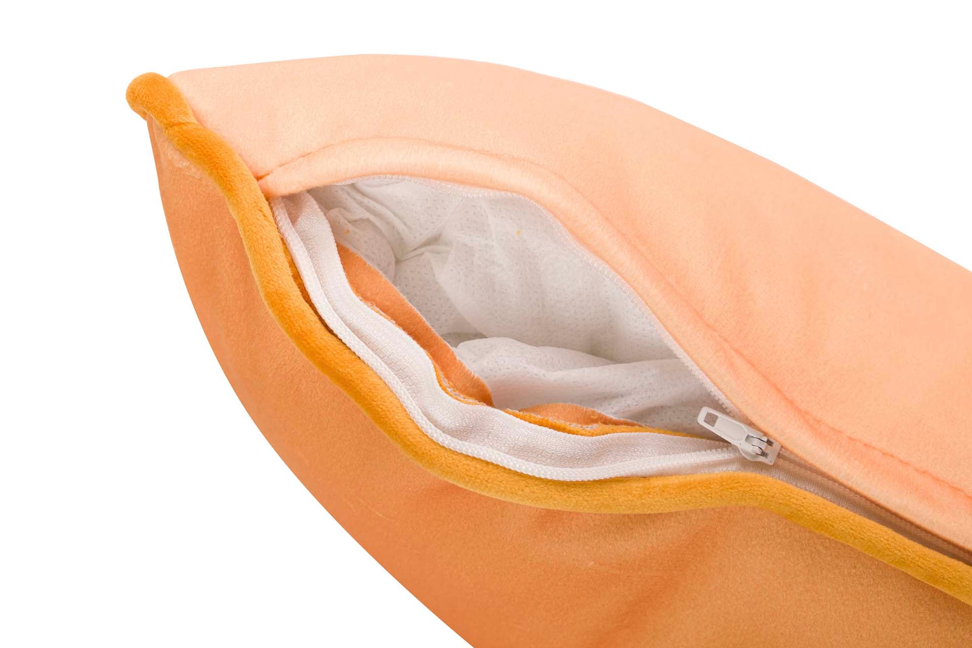 COJIN VELVET NARANJA 45x30 CM - Min.2 uds