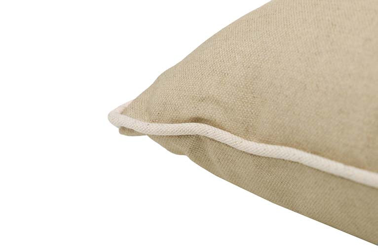 COJIN LINO BEIGE 45x30 CM - Min.2 uds