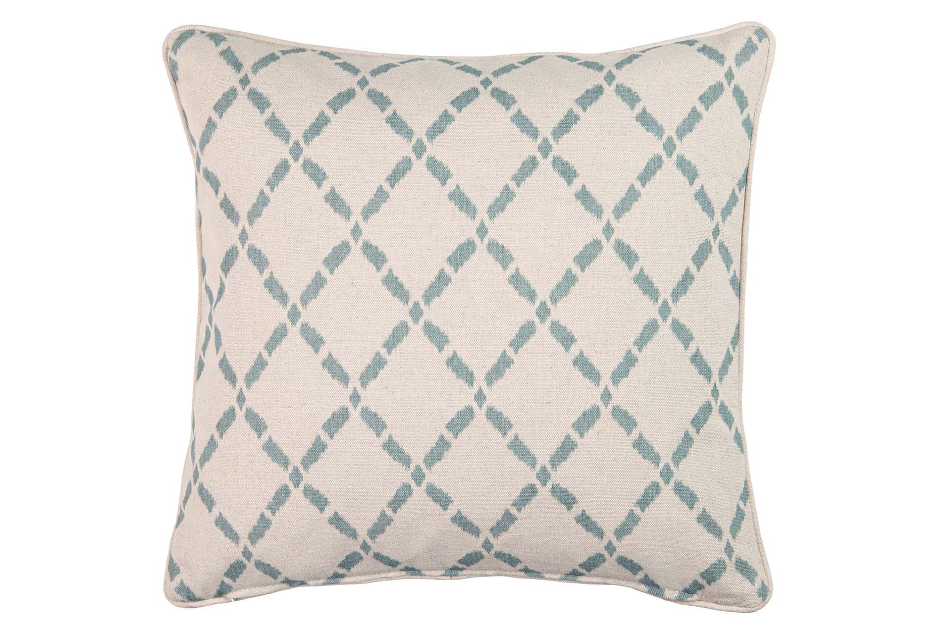 COJIN LINO NATURALEZA AZUL 45x13x45 CM - Min.2 uds