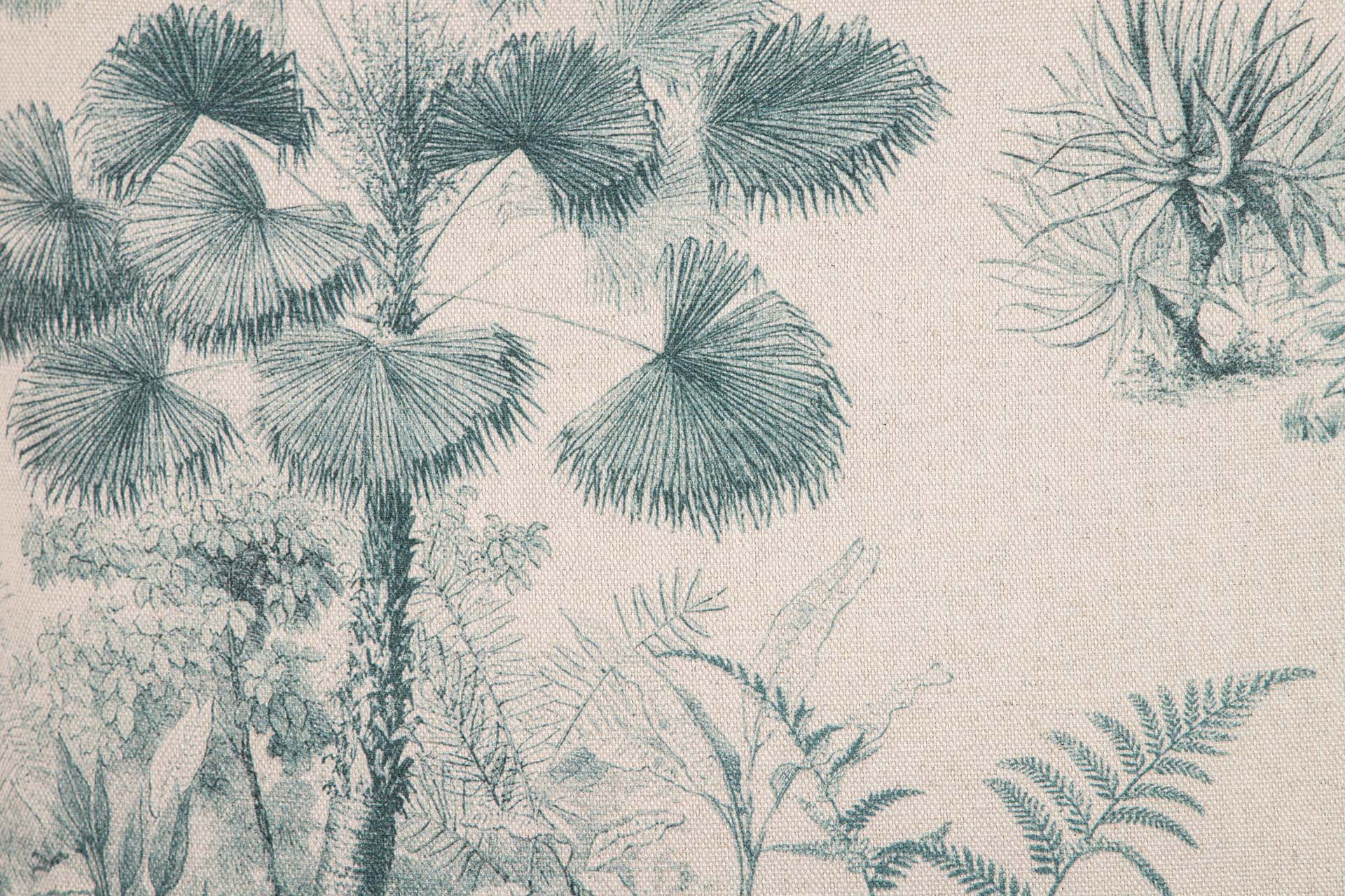 COJIN LINO NATURALEZA AZUL 45x13x45 CM - Min.2 uds