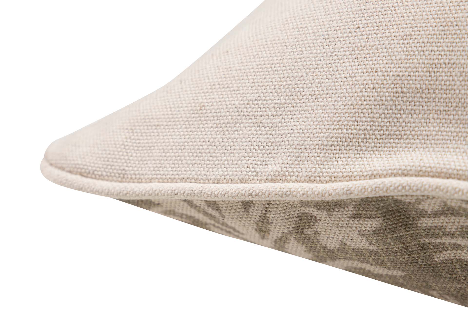 COJIN LINO PLANTAS MARRON 45x13x45 CM - Min.2 uds