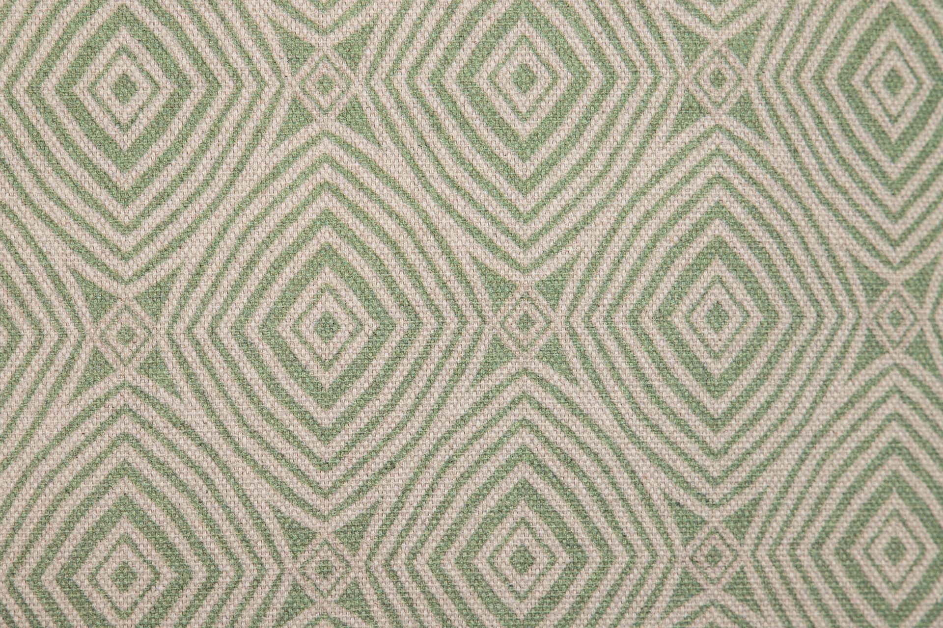 COJIN LINO GEOMETRICO VERDE 45x13x45 CM - Min.2 uds