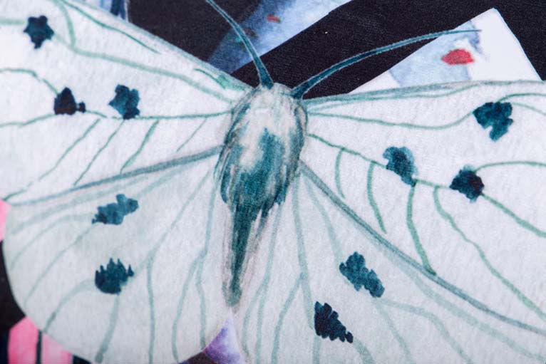 BUTTERFLY COSTA VELVET CUSHION 45x13x30 CM - Min.2 units