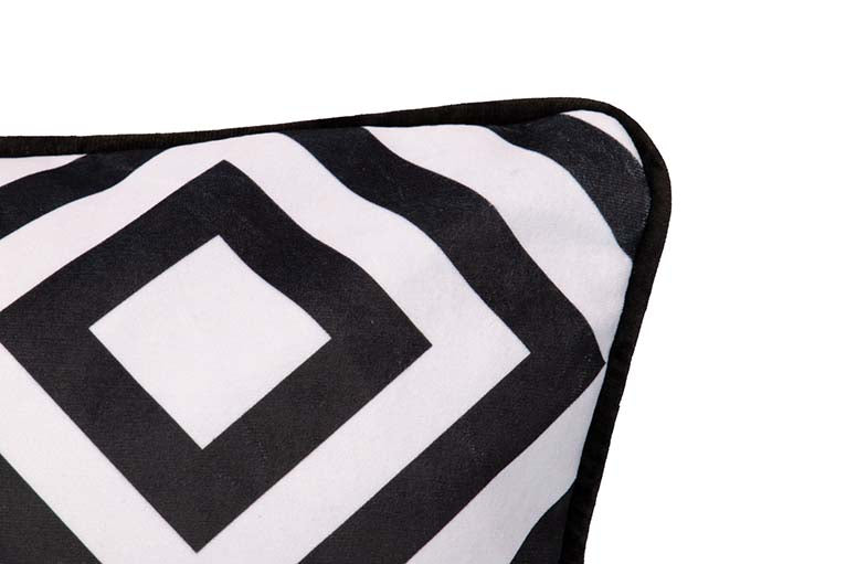 VELVET GAVALIERI GEMETRICO CUSHION 45x13x45 CM - Min.2 units