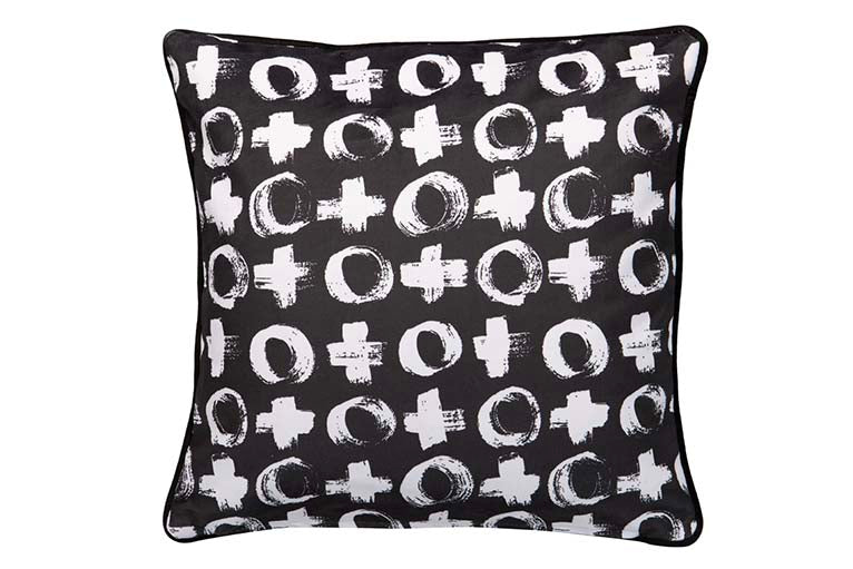 COJIN VELVET MUJER GEMETRICO 45x13x45 CM - Min.2 uds