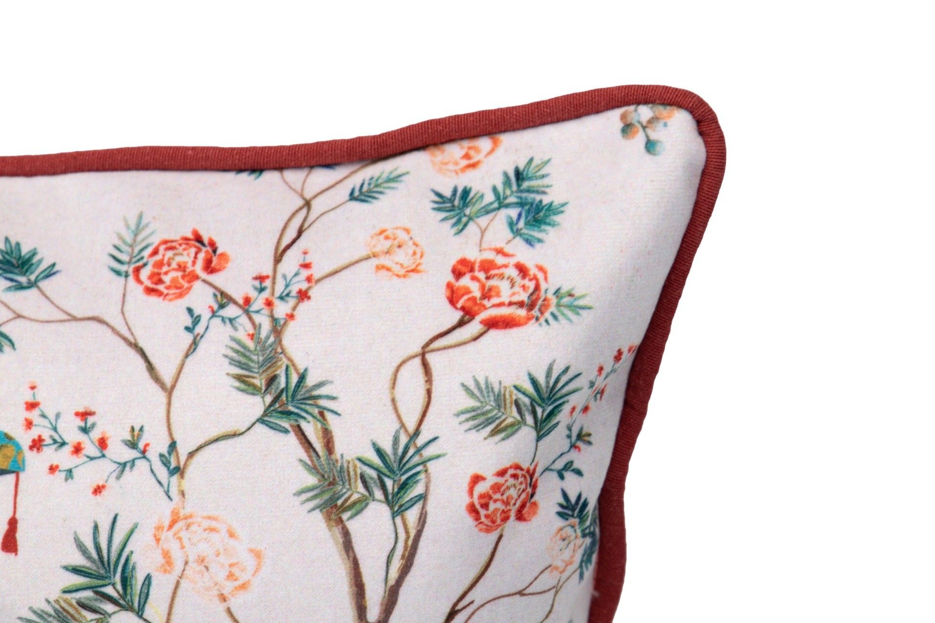 ALMOFADA DE MACACO COM FOLHAS TROPICAL 45x13x30 CM