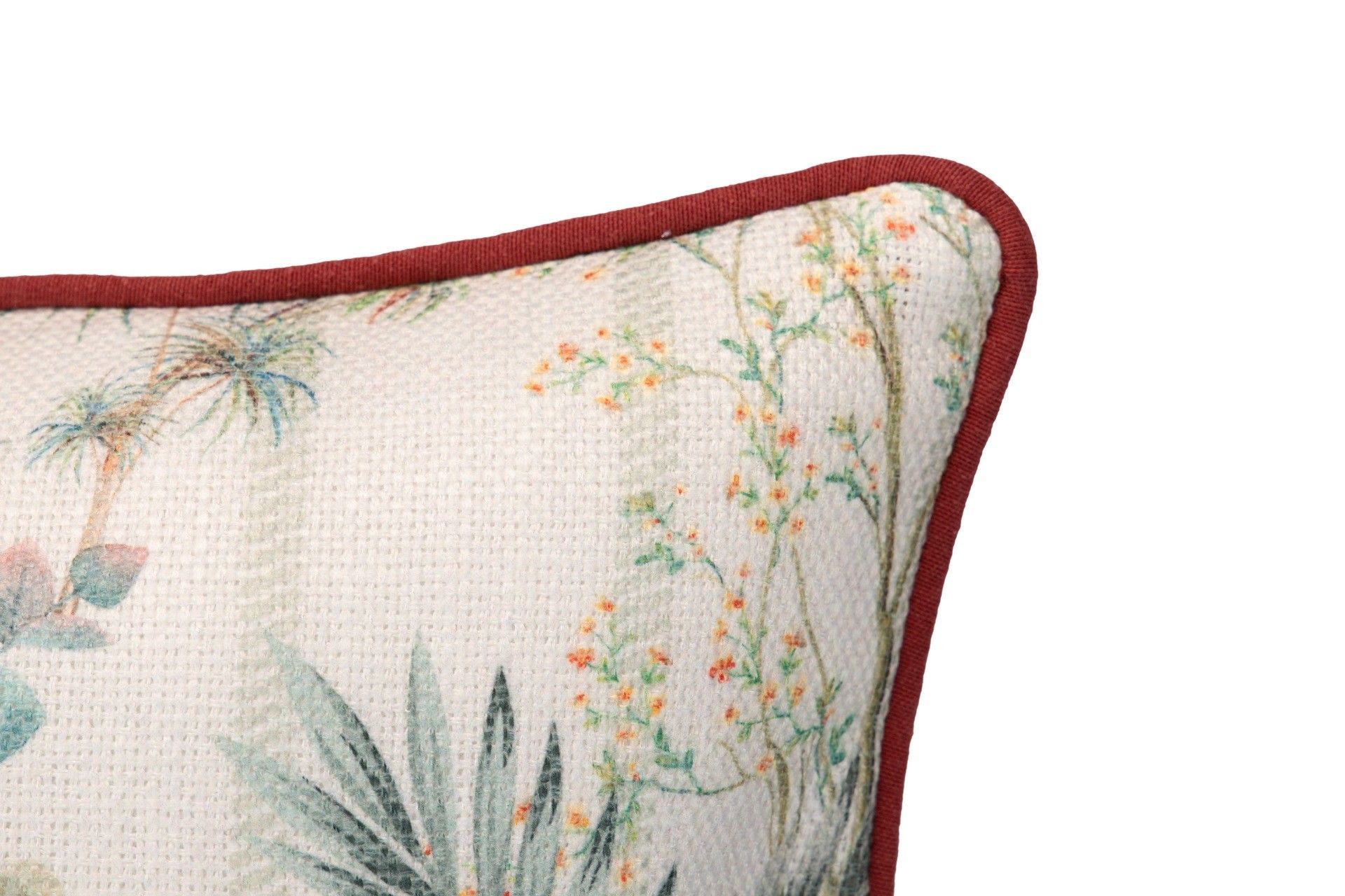 ALMOFADA DE MACACO COM FOLHAS TROPICAL 45x13x30 CM