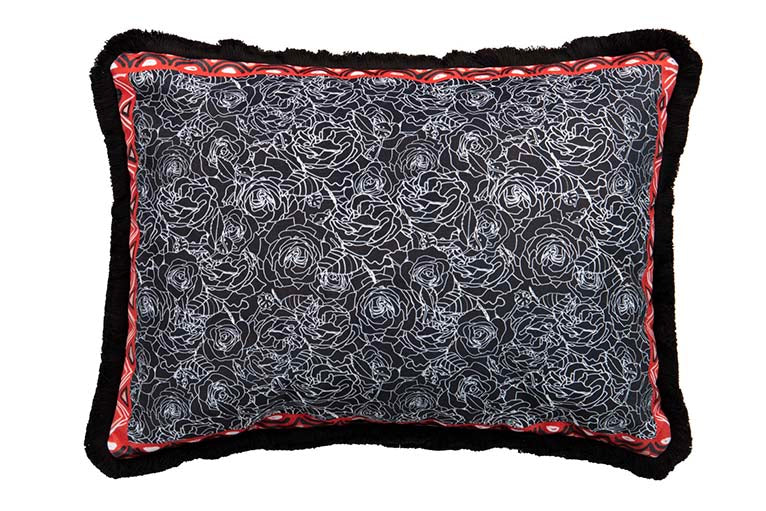 COJIN CLASSIC GEOMETRIA VELVET 60x13x45 CM