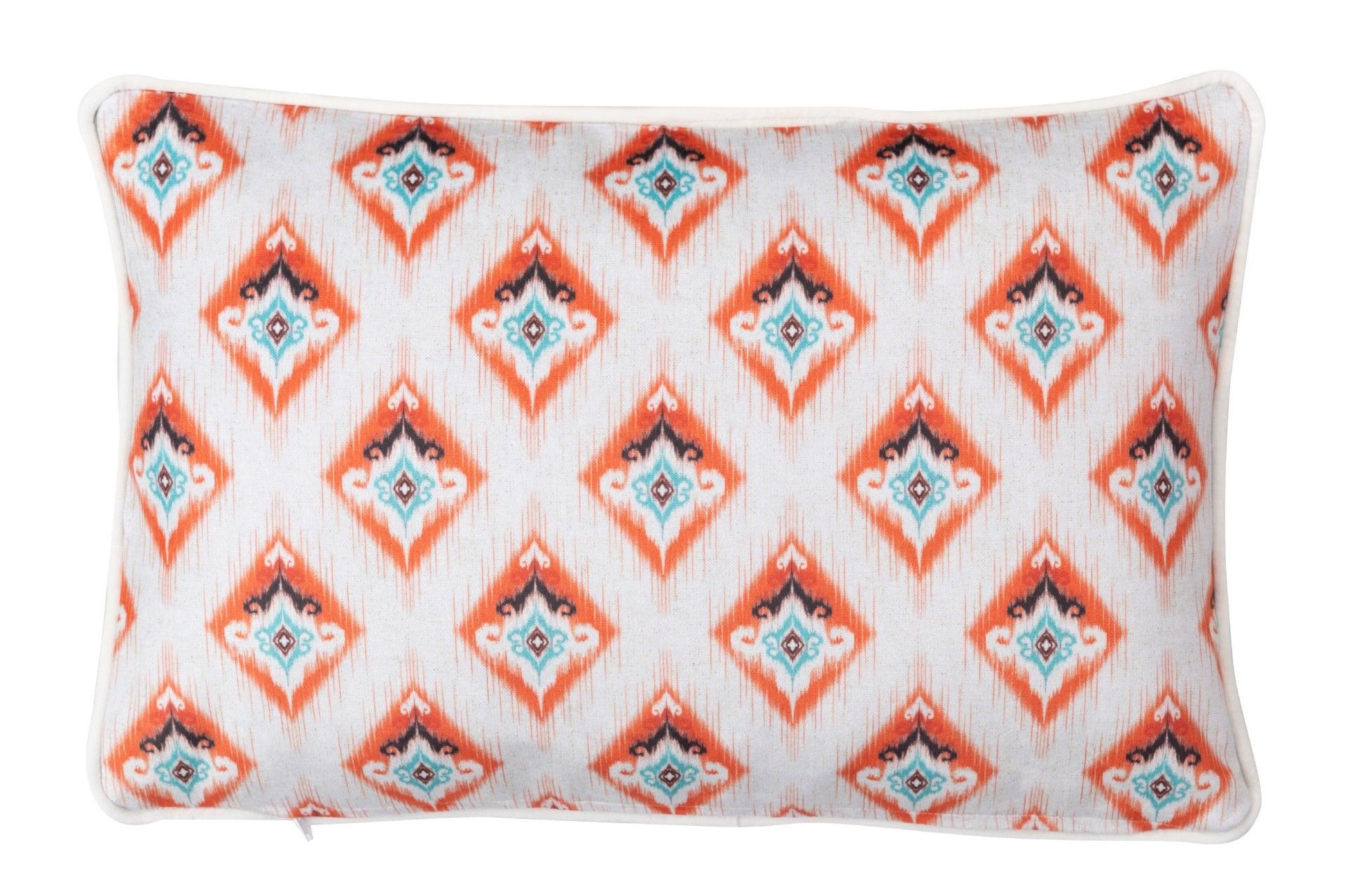 COJIN VELVET BROCADO NARANJA 45x13x30 CM - Min.2 uds