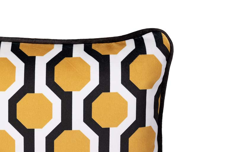 COJIN VELVET TECKEL GEOMETRICO 45x13x30 CM - Min.2 uds
