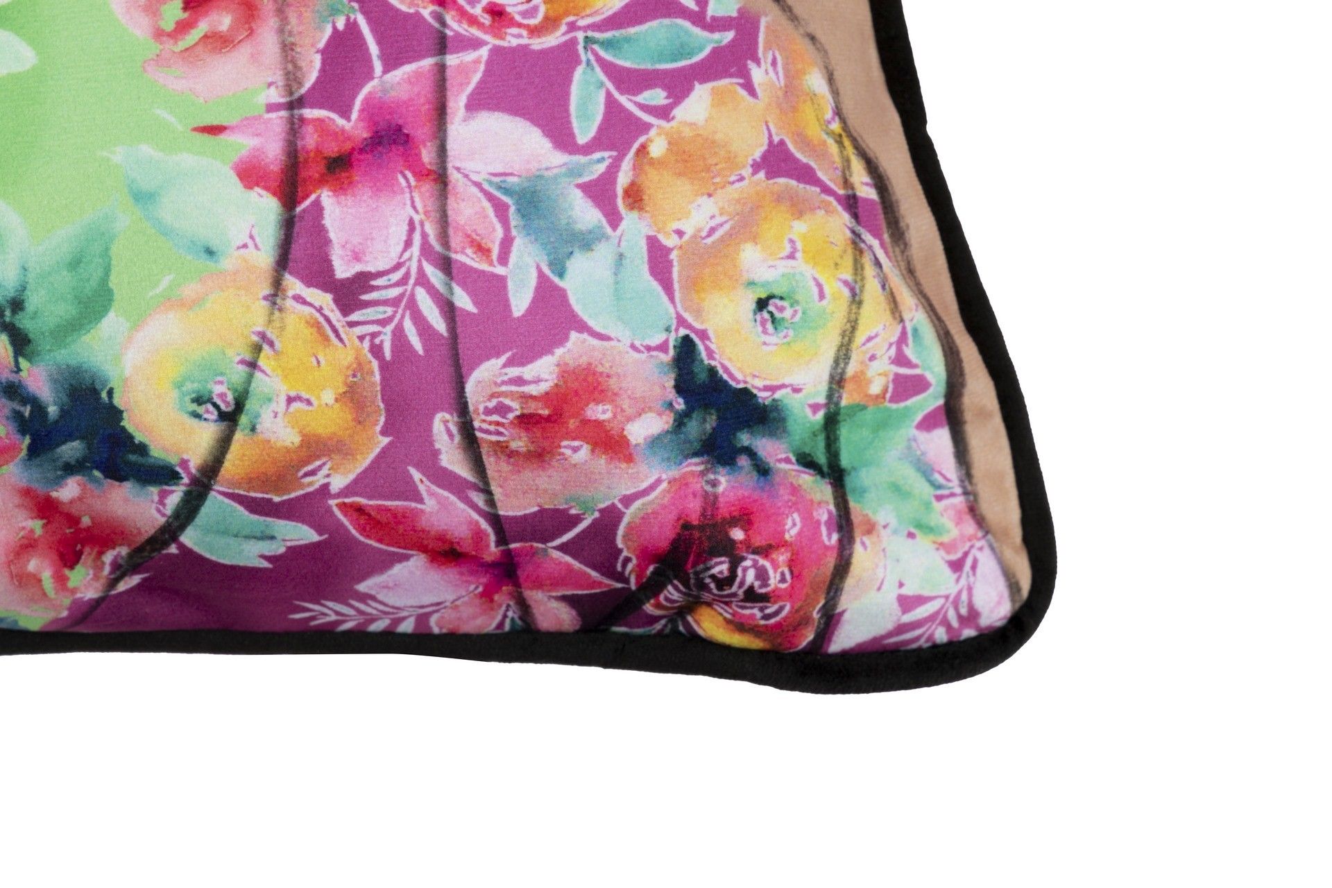 COJIN VELVET TIGRE ZIG ZAG 45x13x45 CM