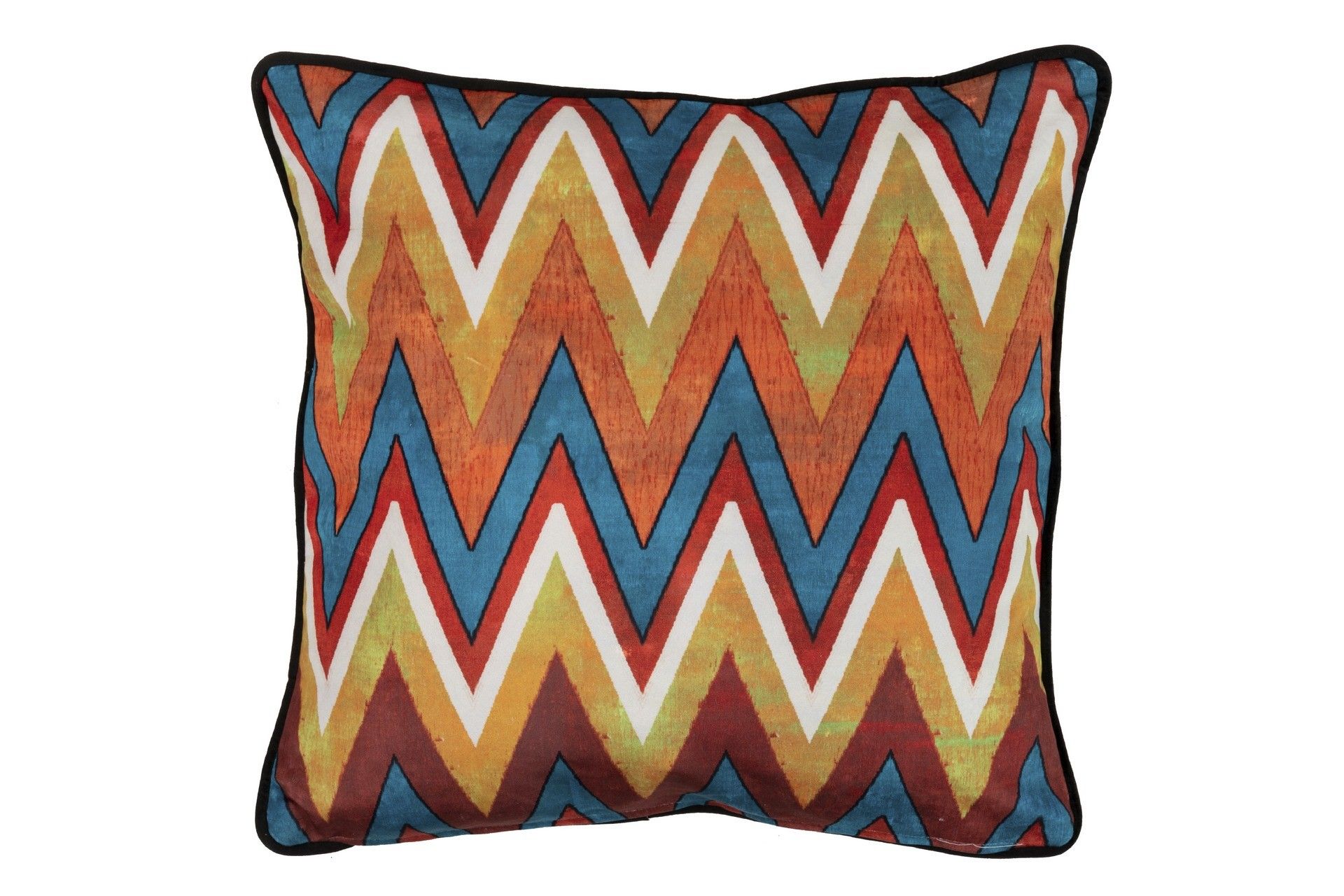 COJIN VELVET TIGRE ZIG ZAG 45x13x45 CM