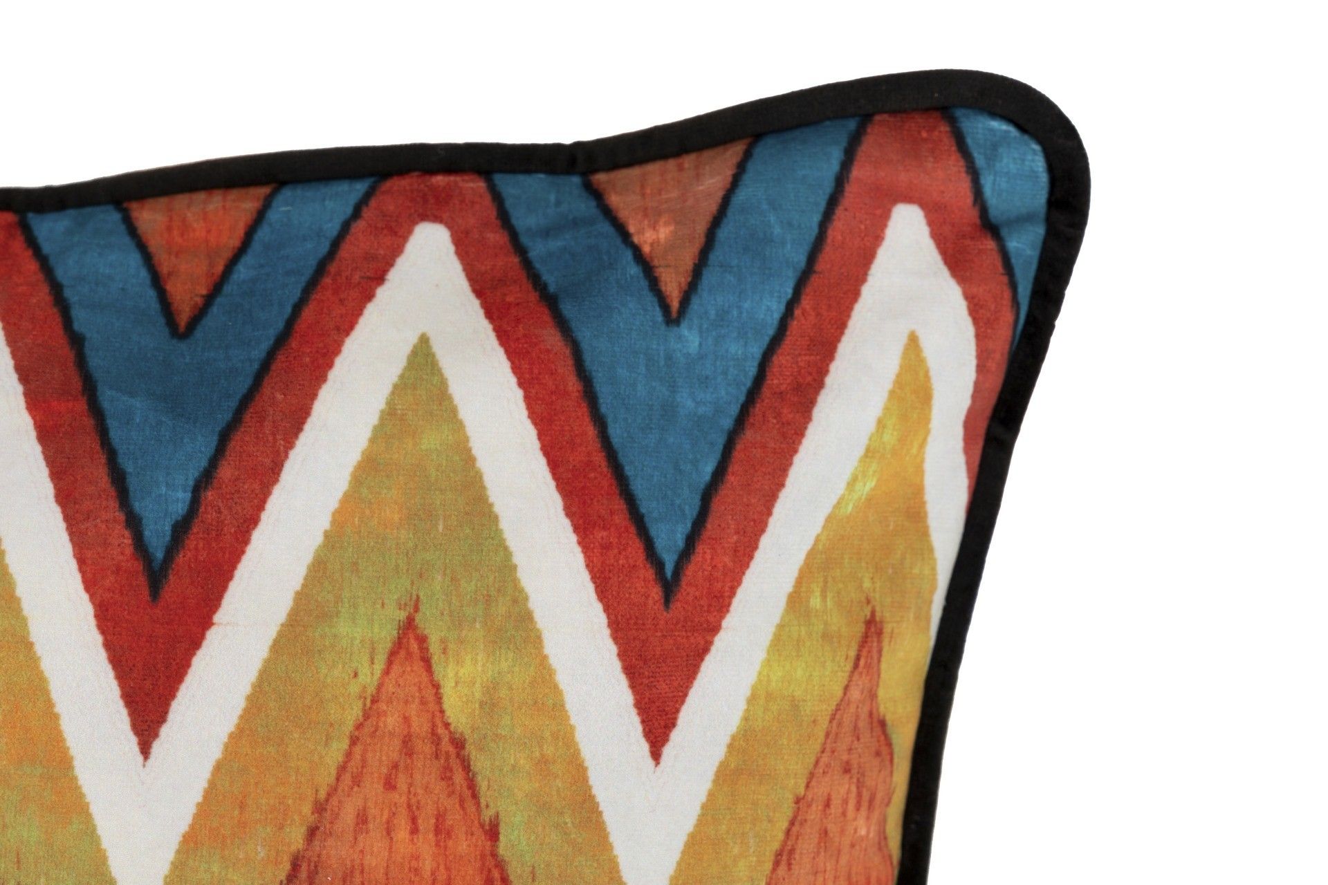 COJIN VELVET TIGRE ZIG ZAG 45x13x45 CM