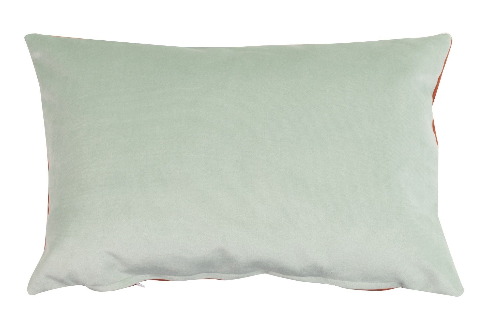 COJIN VELVET NARANJA AZUL 45x13x30 CM - Min.2 uds