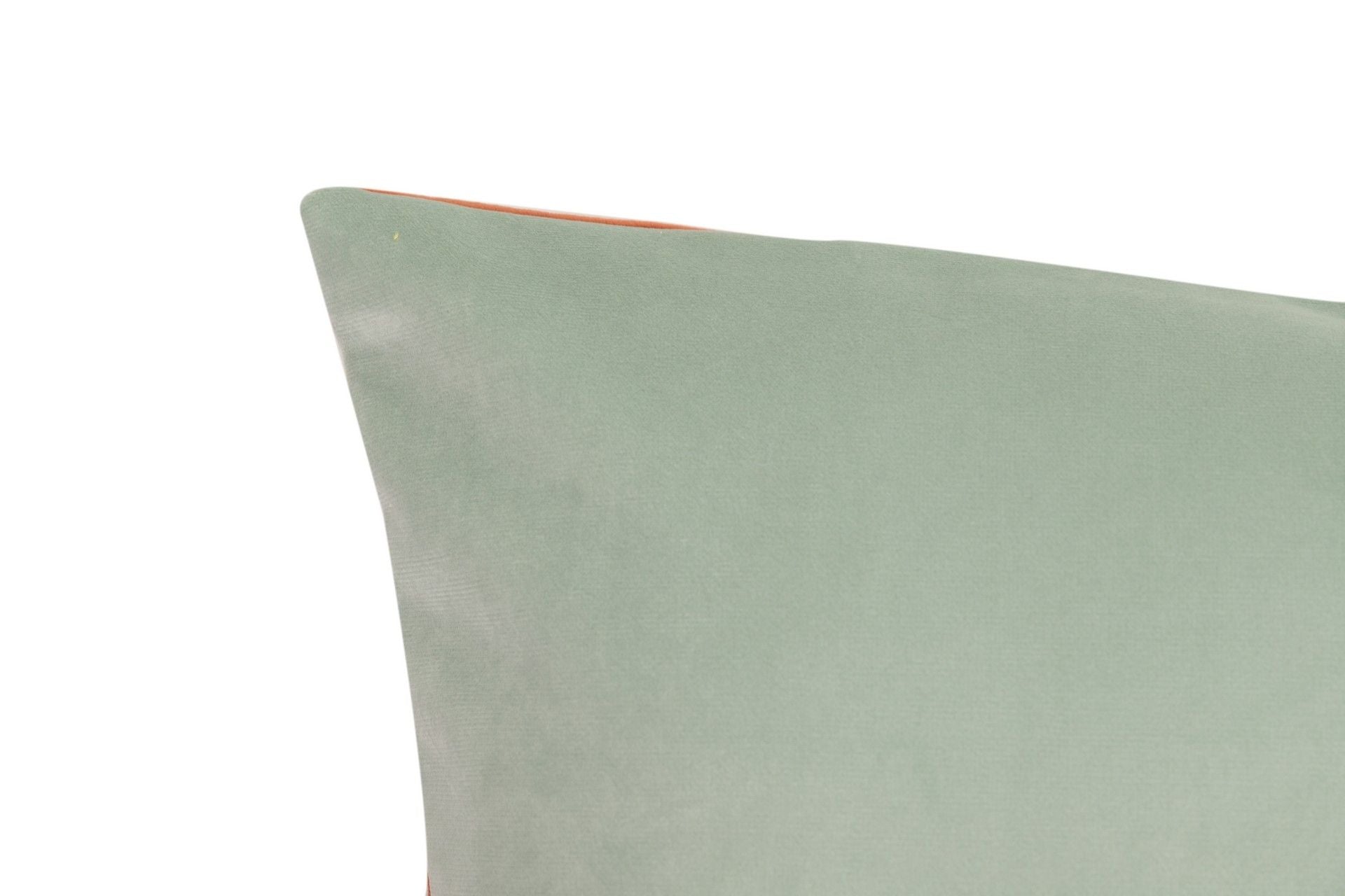 COJIN VELVET NARANJA AZUL 45x13x30 CM - Min.2 uds