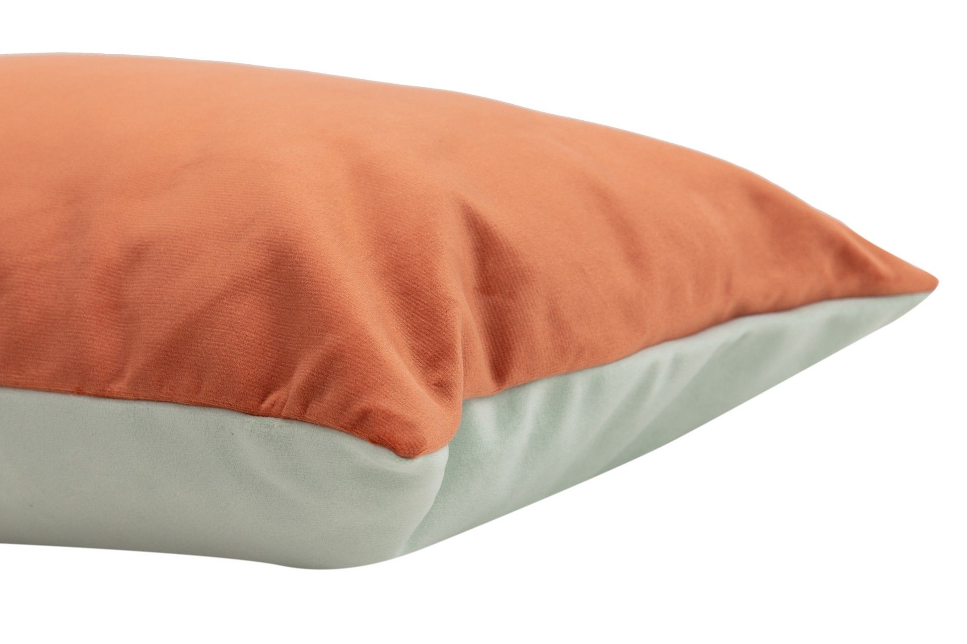 COJIN VELVET NARANJA AZUL 45x13x30 CM - Min.2 uds