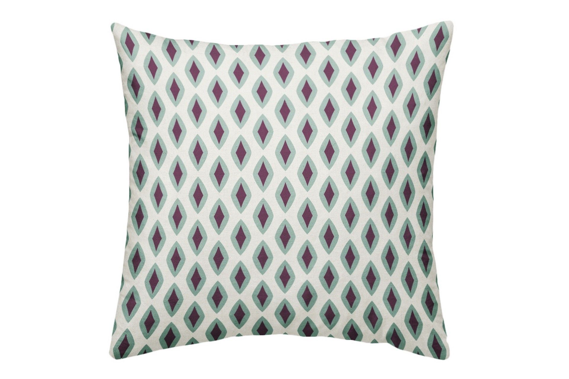COJIN VELVET FLORES GEOMETRICO 45x13x45 CM