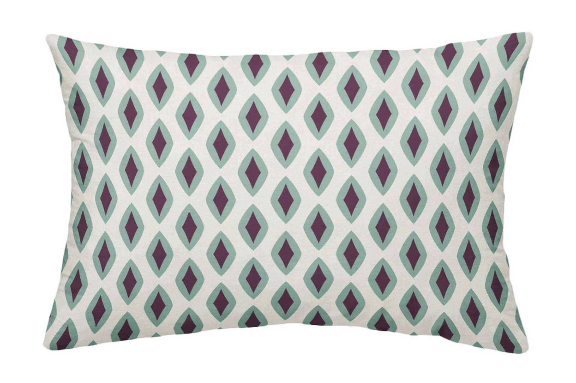 COJIN VELVET FLORES GEOMETRICO 45x13x30 CM - Min.2 uds