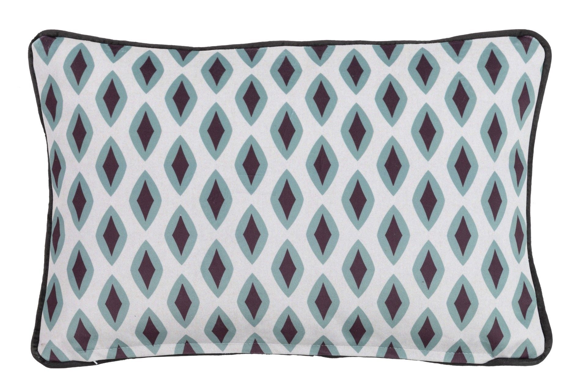 COJIN VELVET FLORES GEOMETRICO 45x13x30 CM - Min.2 uds