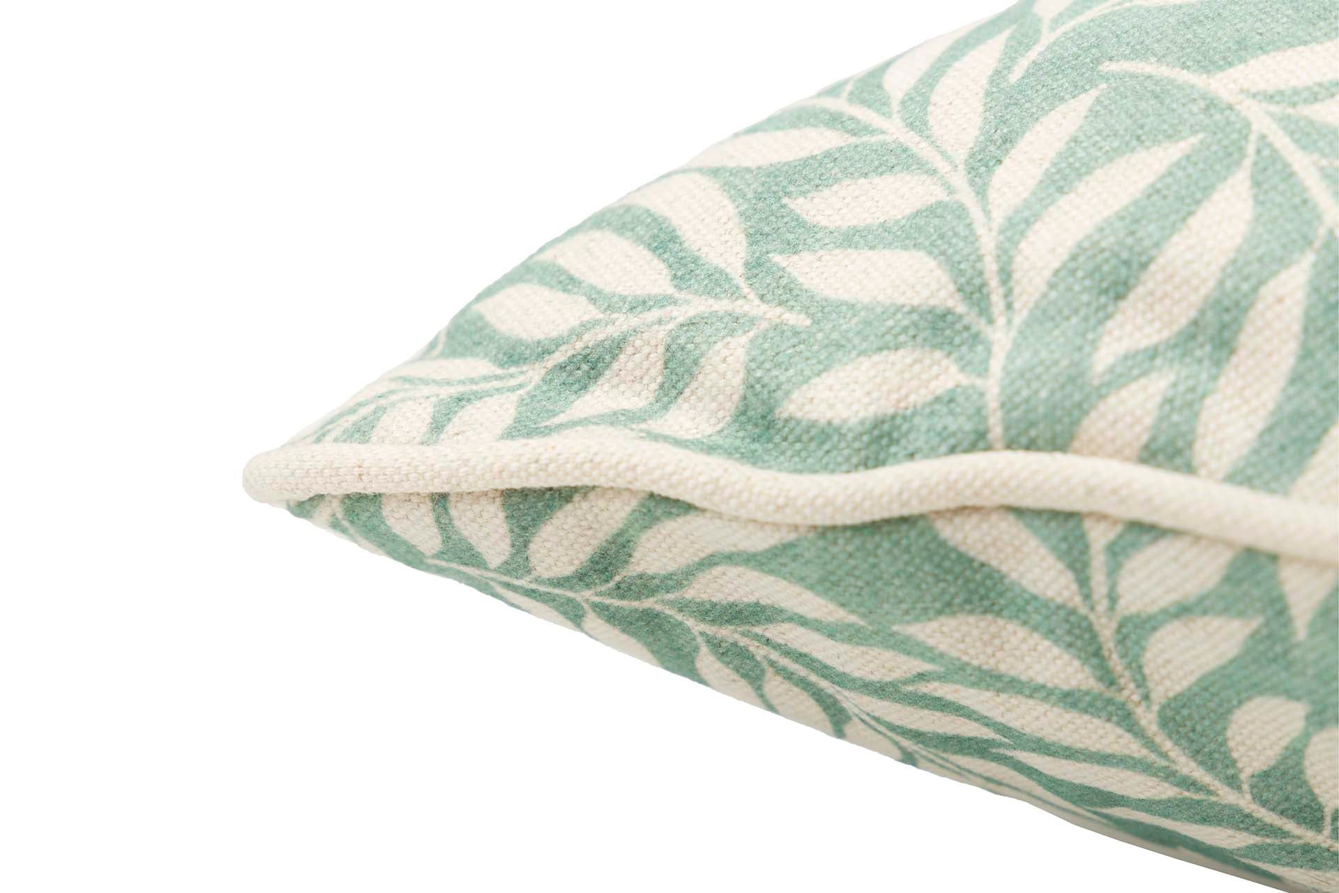 COJIN LINO HOJAS 45x45 CM - Min.2 uds