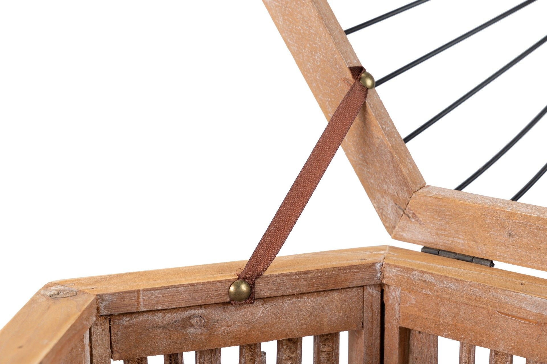 SET 2 ANTIQUE LANTERN 31x27x66/22x19x48 CM