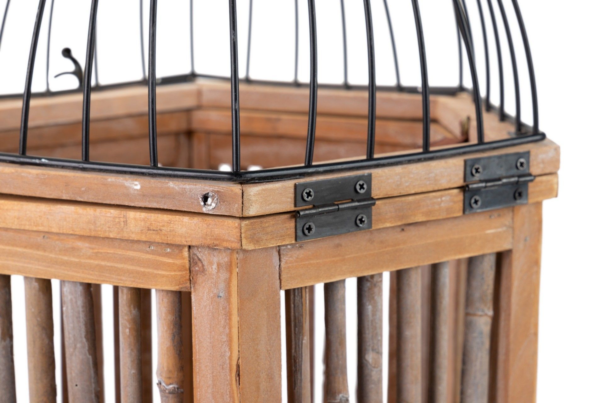 SET 2 ANTIQUE LANTERN 31x27x66/22x19x48 CM