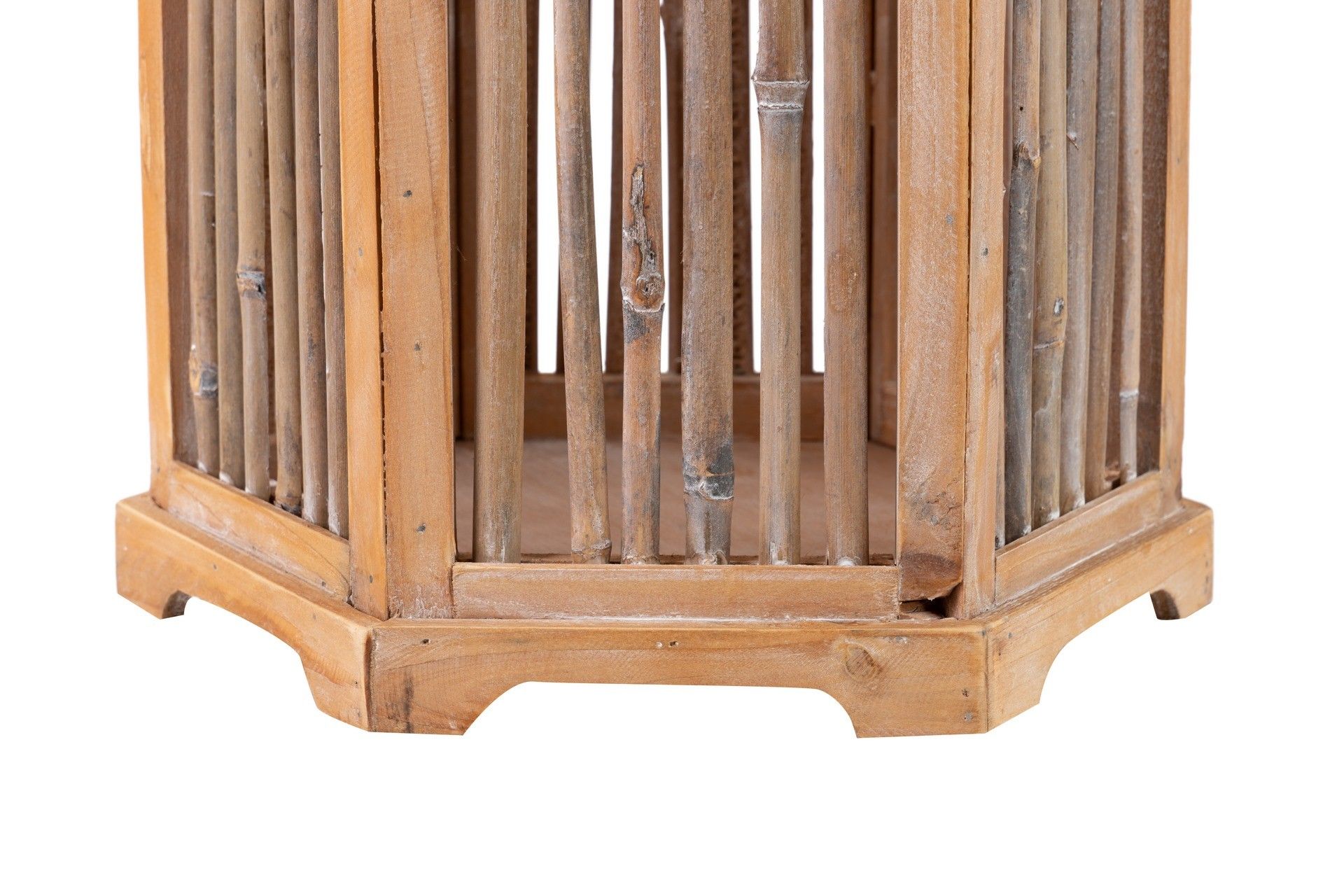 SET 2 ANTIQUE LANTERN 31x27x66/22x19x48 CM