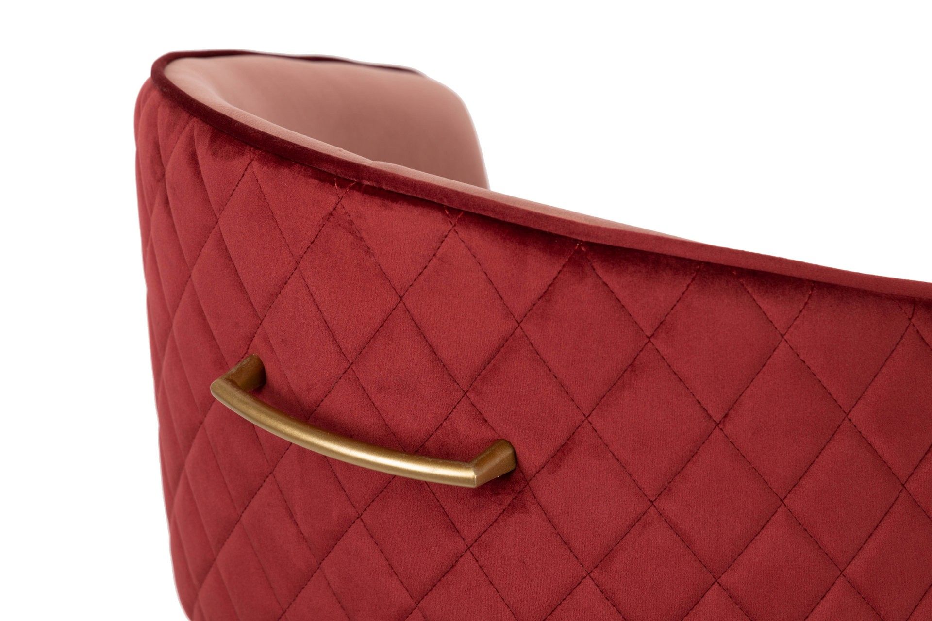 TABURETE BAR CON TIRADOR VELVET ROSA 52x50x99 CM - Min.2 uds