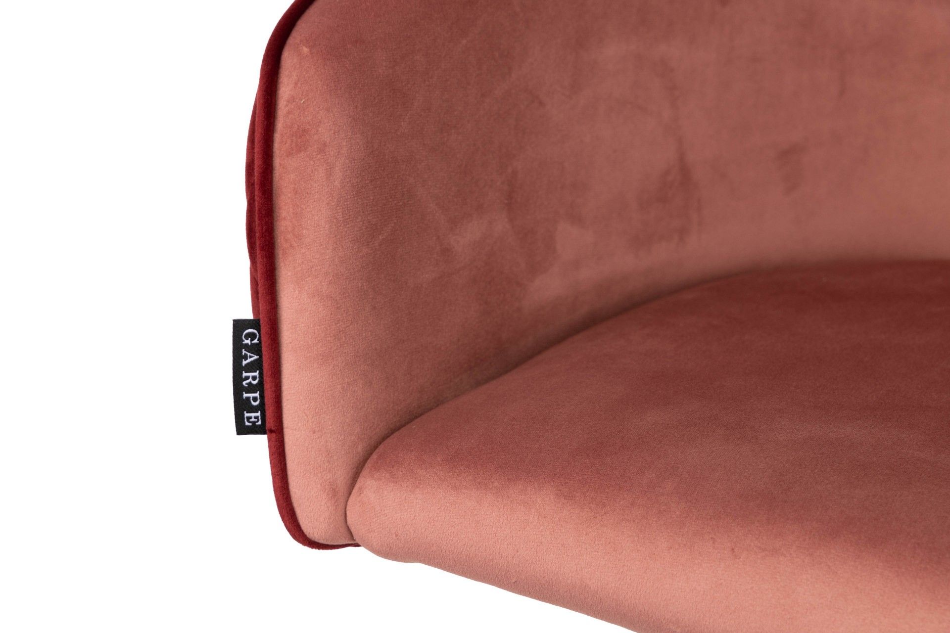 TABURETE BAR CON TIRADOR VELVET ROSA 52x50x99 CM - Min.2 uds