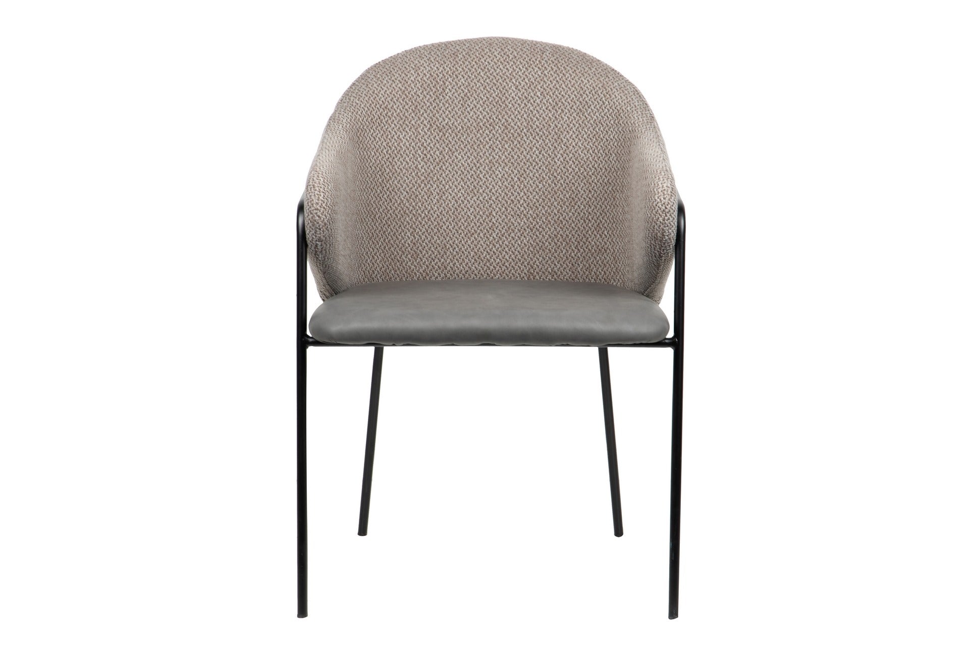 SILLA PU POLIESTER GRIS 57x59x82 CM - Min.2 uds