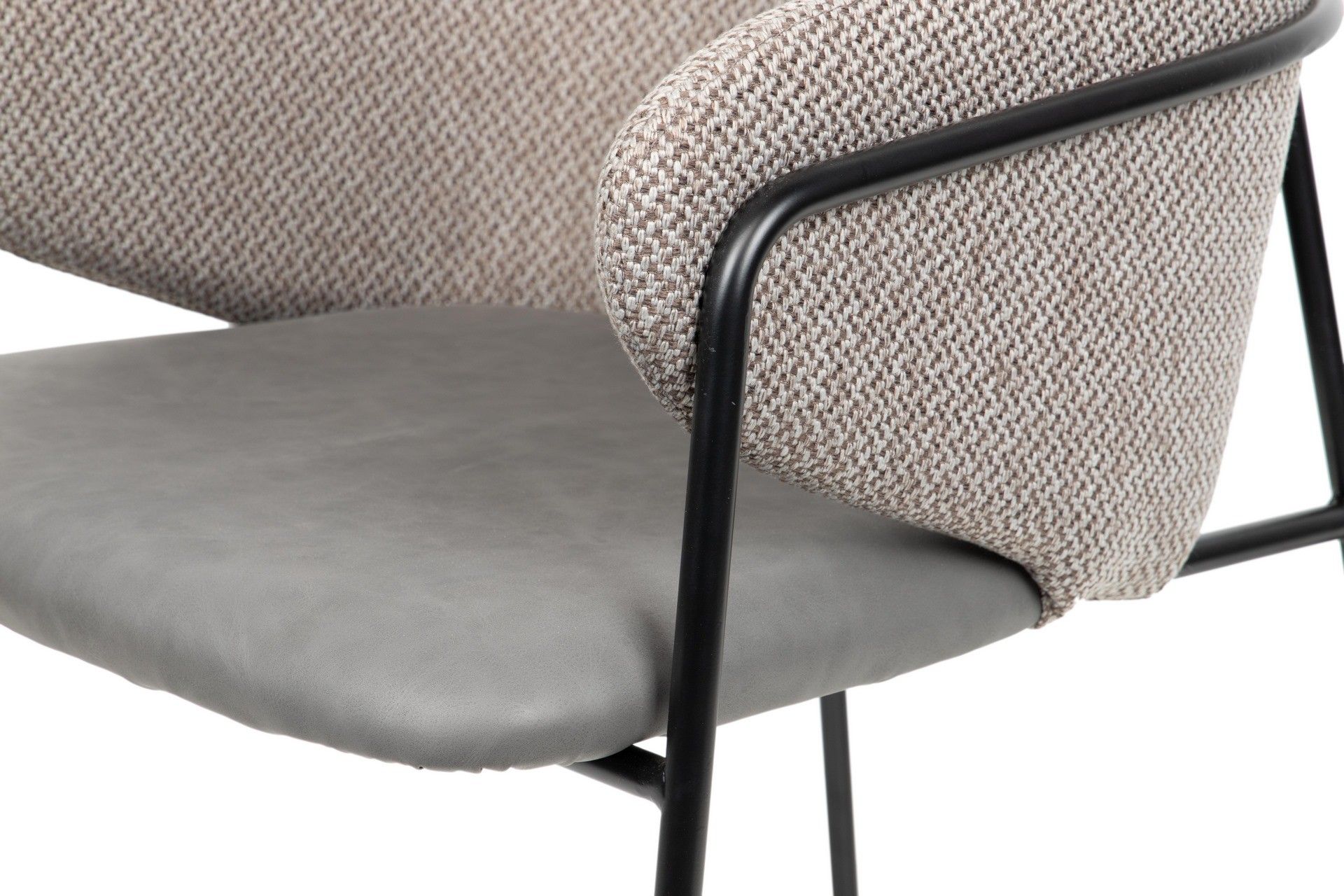 GRAY POLYESTER PU CHAIR 57x59x82 CM - Min.2 units